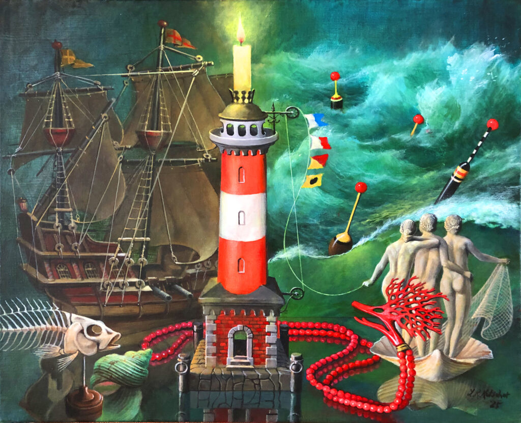 "Hoffnung", 2025, Acryl auf LW, 50x60cm